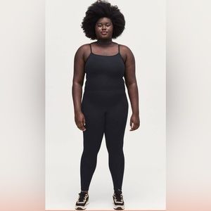 Girlfriend Collective Black Cami Unitard